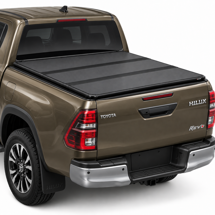 Tapa Tri-Fold Toyota Hilux REVO sin Roll Bar 2016-2025