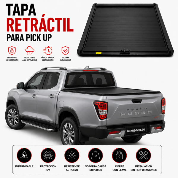 Tapa Retráctil SsangYong Musso Grand