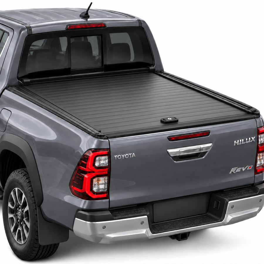 Tapa Retráctil Toyota Hilux REVO sin Roll Bar 2016-2025