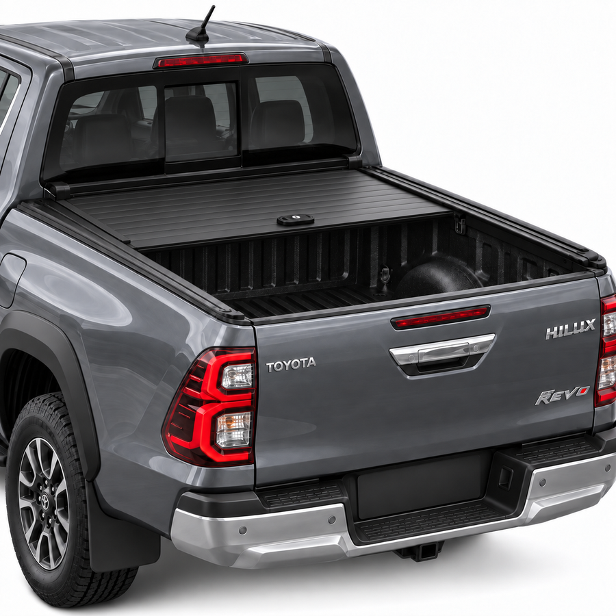 Tapa Retráctil Toyota Hilux REVO sin Roll Bar 2016-2025
