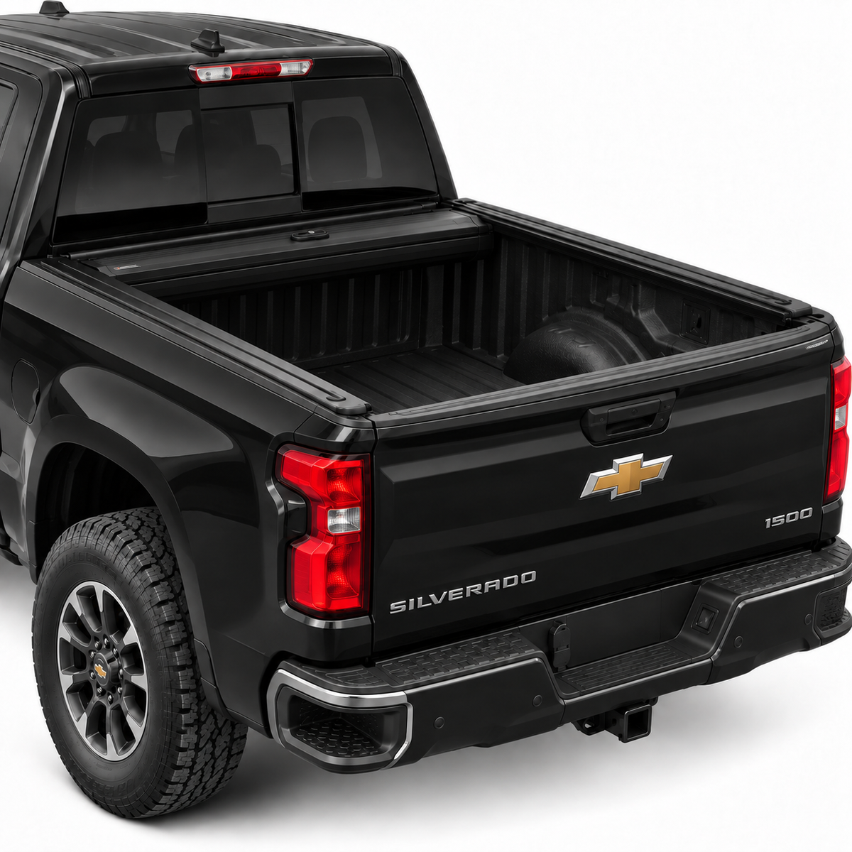 Tapa retráctil completamente abierta para Chevrolet Silverado