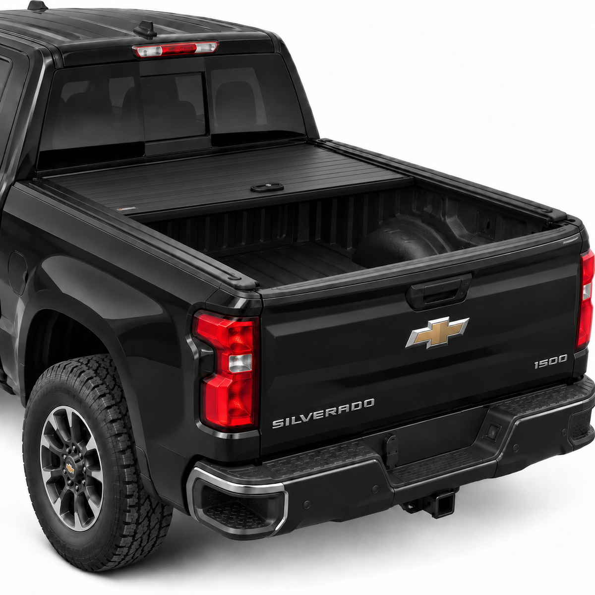 Tapa retráctil a media apertura para Chevrolet Silverado