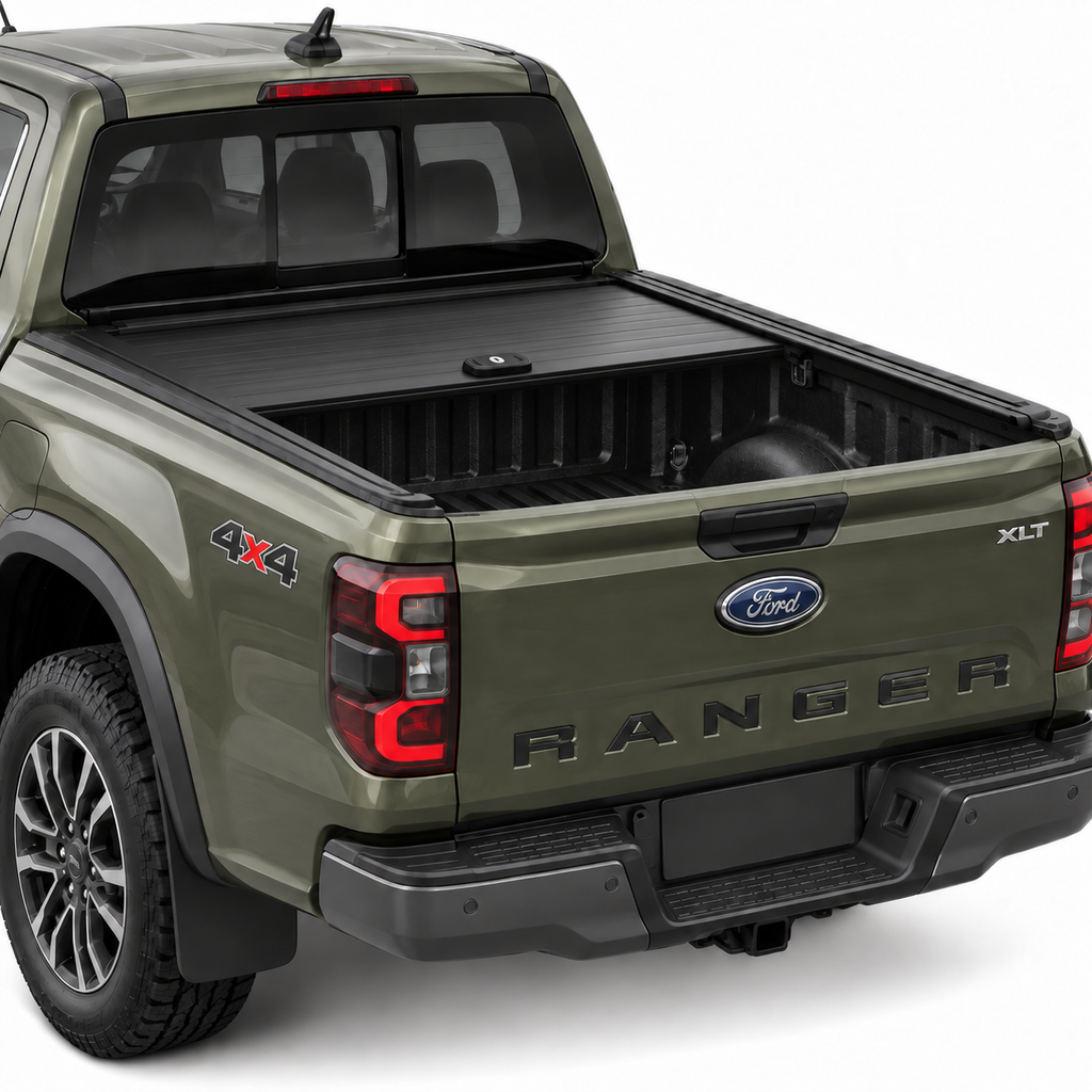 Tapa retráctil a media apertura para Ford Ranger