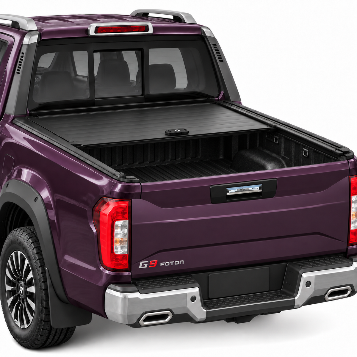 Tapa retráctil Foton G9 1520 mm instalada en pick up