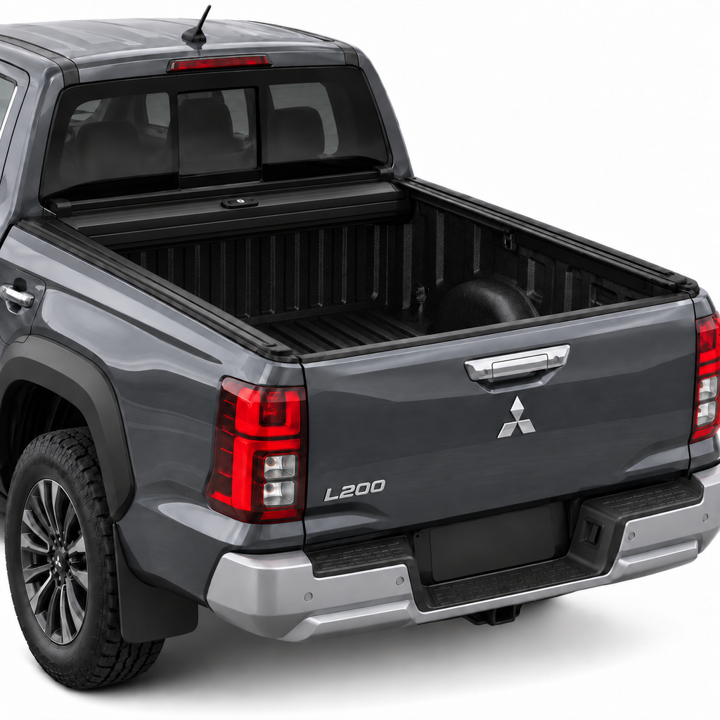 Tapa retráctil completamente abierta para Mitsubishi L200
