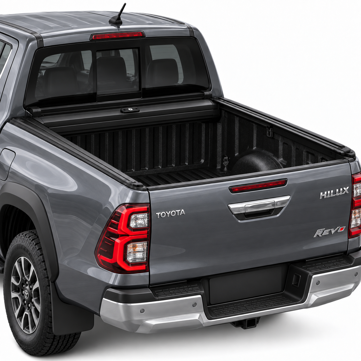 Tapa retráctil completamente abierta para Toyota Hilux REVO